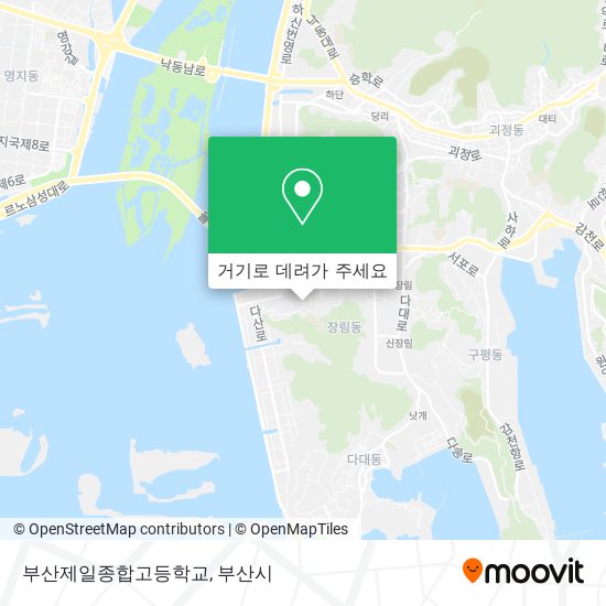 부산제일종합고등학교 지도