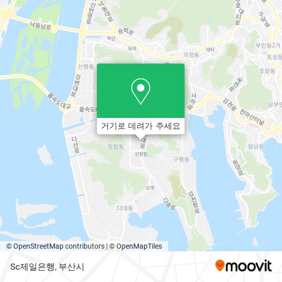Sc제일은행 지도