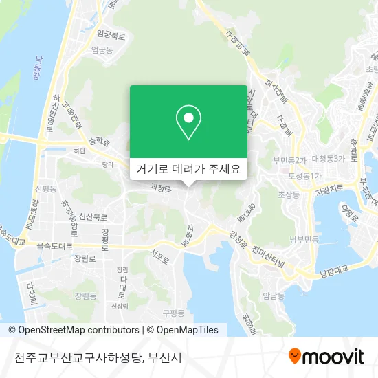 천주교부산교구사하성당 지도