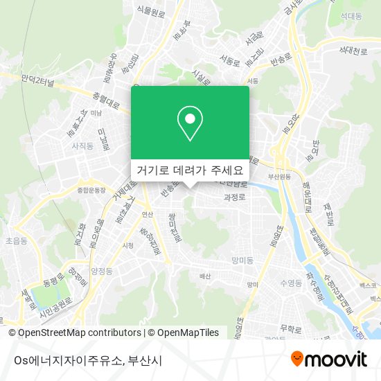 Os에너지자이주유소 지도