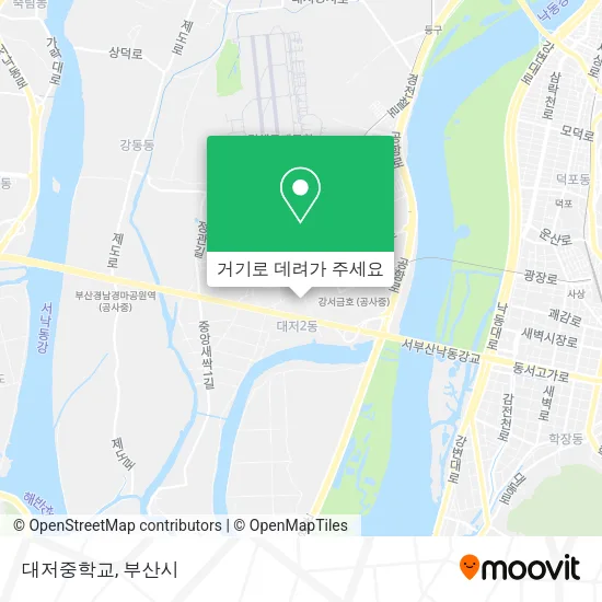 대저중학교 지도