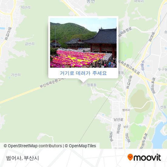 범어사 지도
