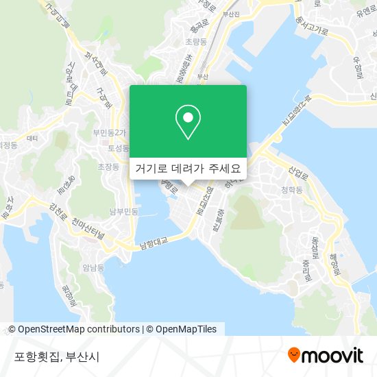 포항횟집 지도