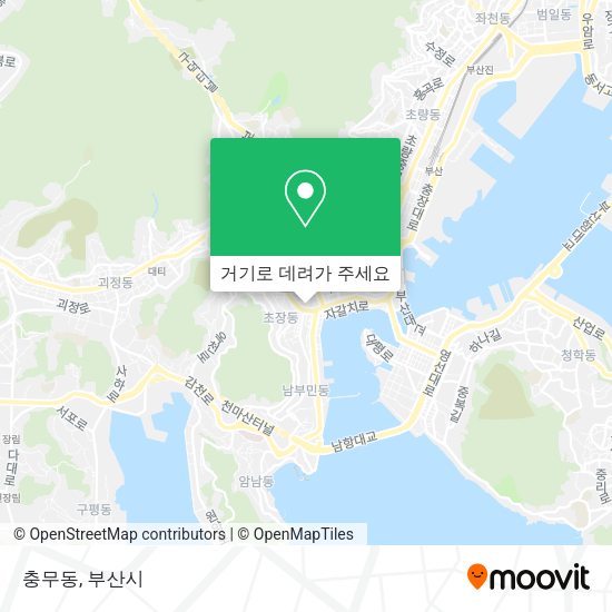 충무동 지도