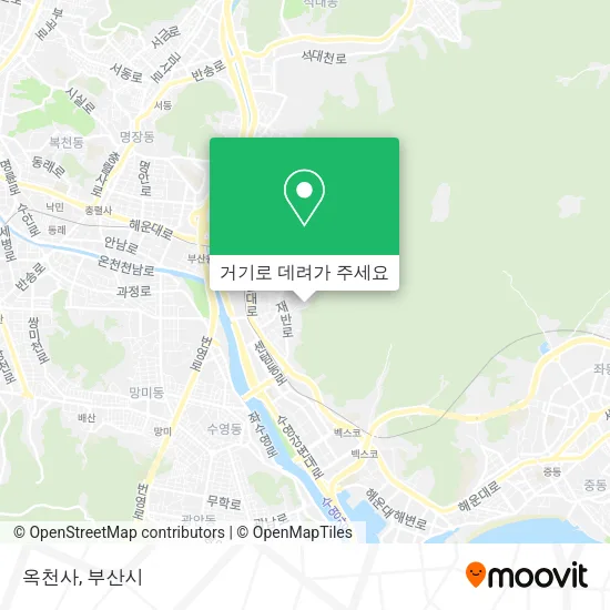 옥천사 지도