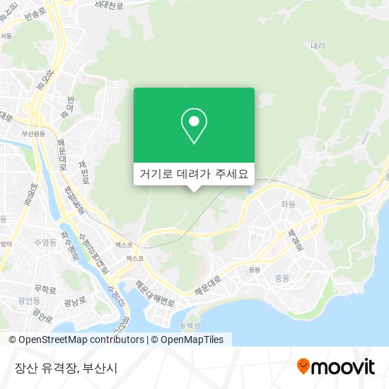 장산 유격장 지도