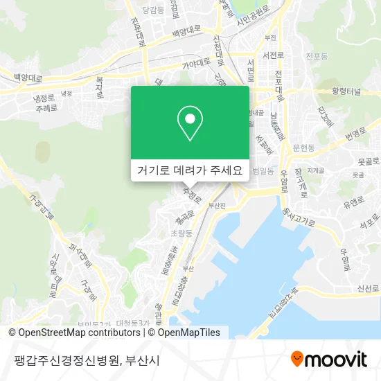 팽갑주신경정신병원 지도