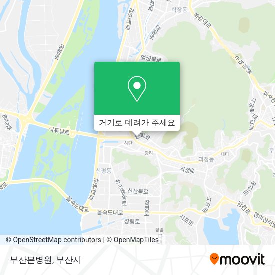 부산본병원 지도