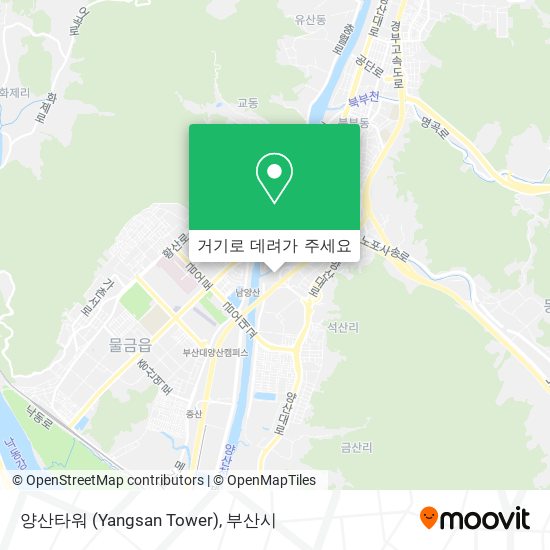 양산타워 (Yangsan Tower) 지도