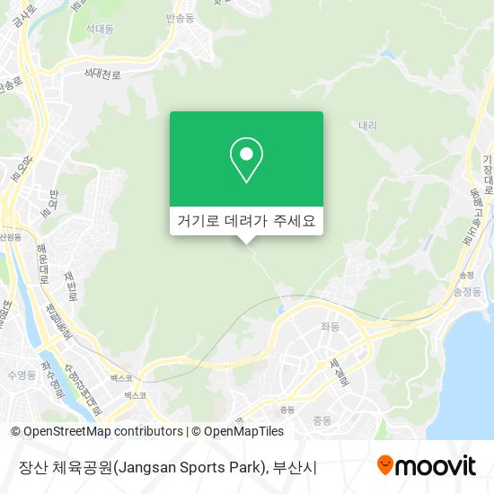 장산 체육공원(Jangsan Sports Park) 지도