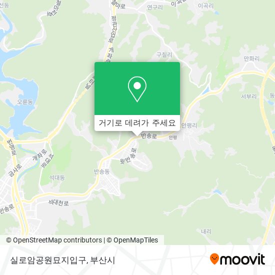 실로암공원묘지입구 지도