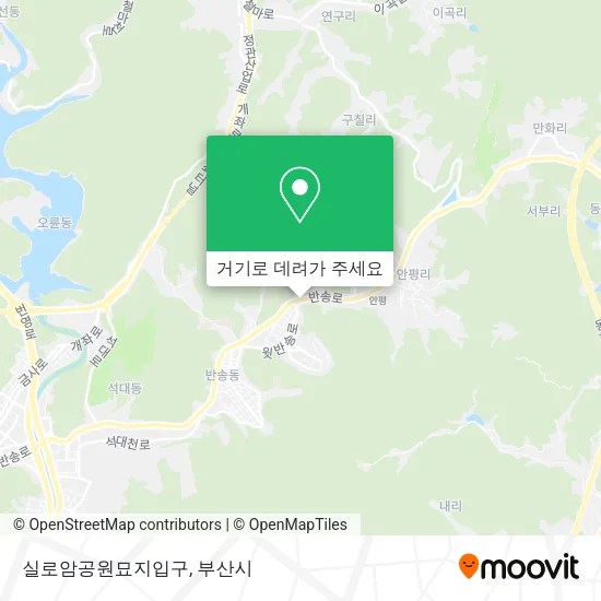 실로암공원묘지입구 지도