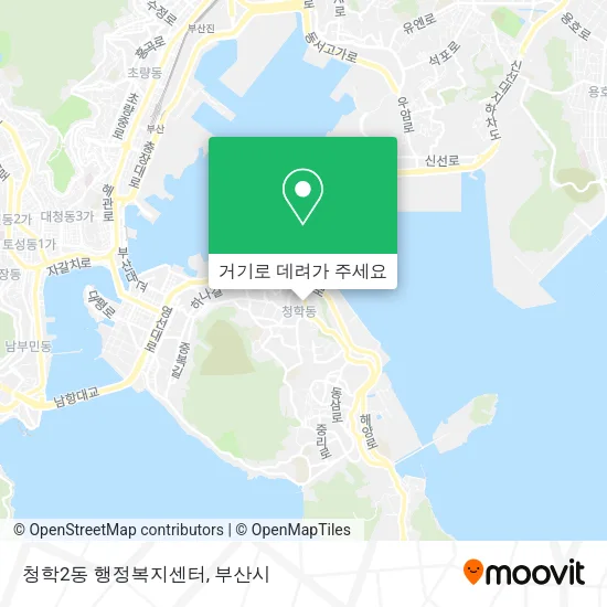 청학2동 행정복지센터 지도