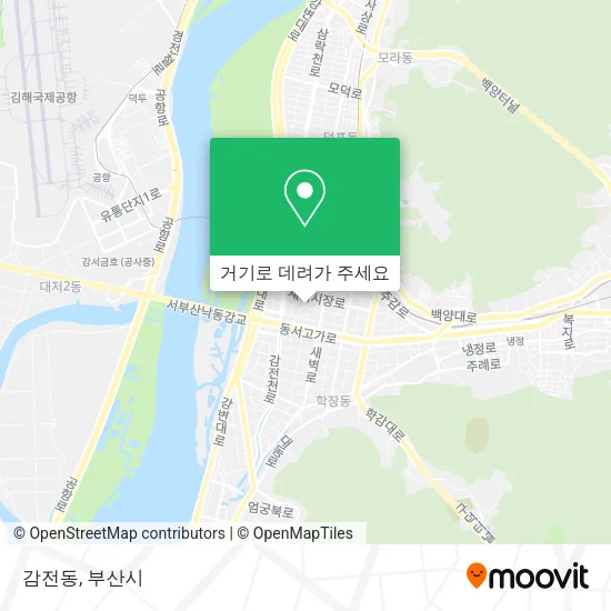 감전동 지도