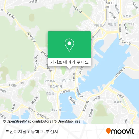 부산디지털고등학교 지도