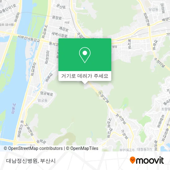 대남정신병원 지도