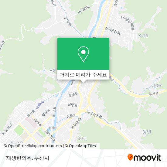 재생한의원 지도
