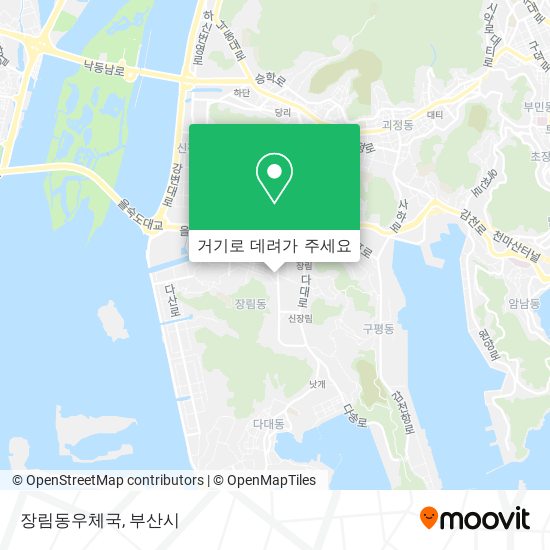 장림동우체국 지도
