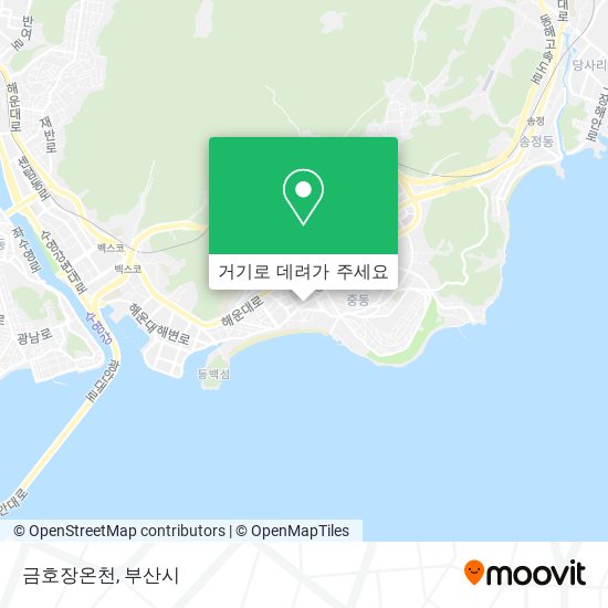 금호장온천 지도
