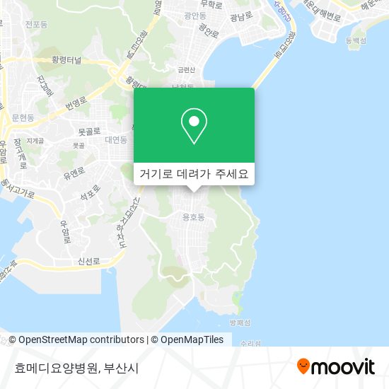 효메디요양병원 지도