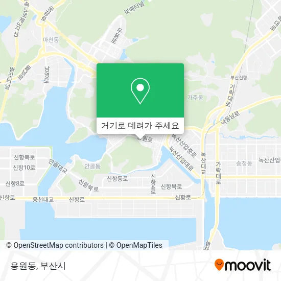 용원동 지도