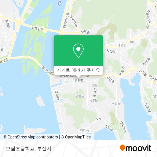 보림초등학교 지도