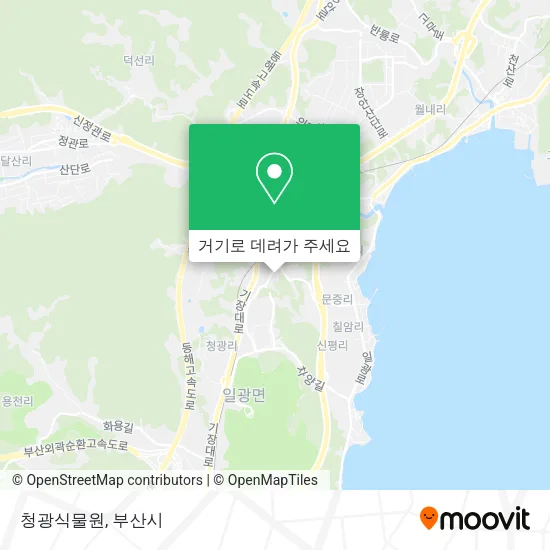 청광식물원 지도
