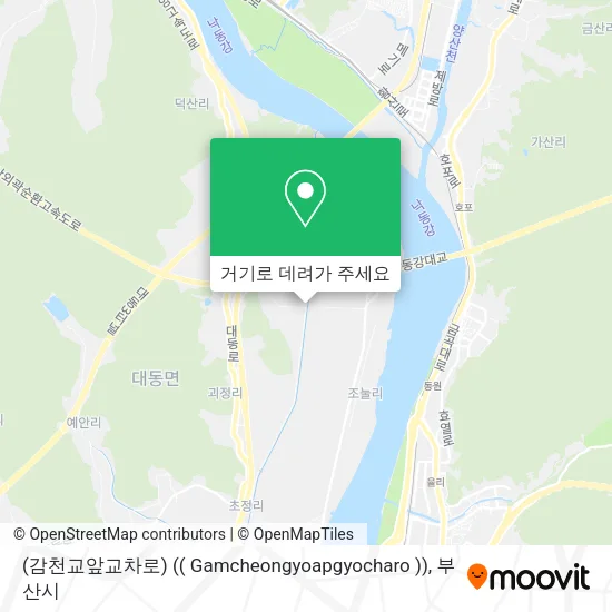 (감천교앞교차로) (( Gamcheongyoapgyocharo )) 지도