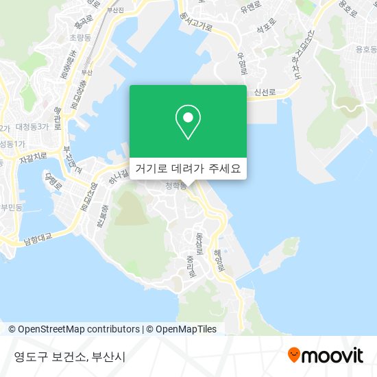 영도구 보건소 지도