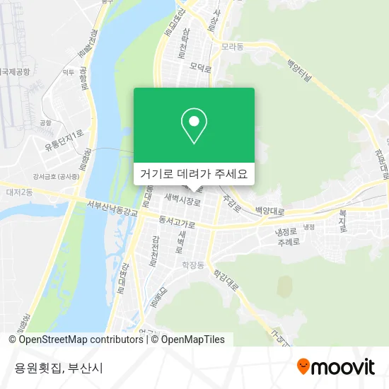 용원횟집 지도