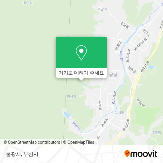 불광사 지도