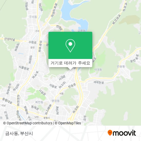 금사동 지도