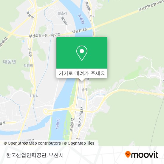 한국산업인력공단 지도