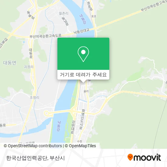 한국산업인력공단 지도