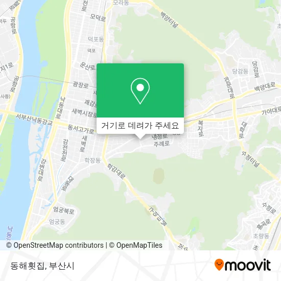 동해횟집 지도
