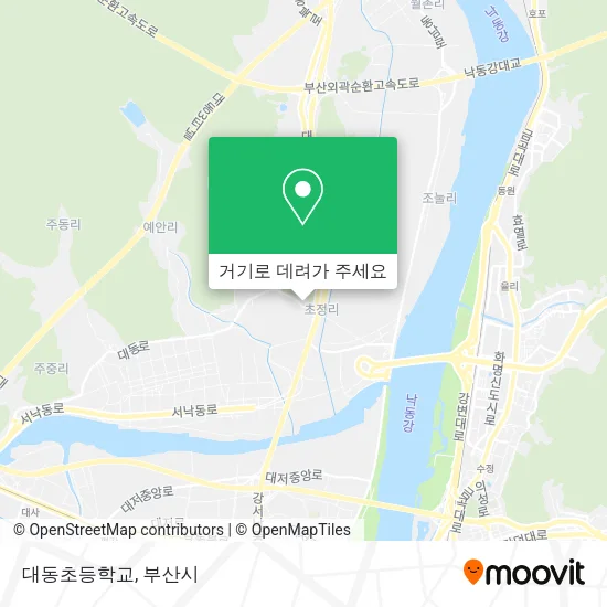 대동초등학교 지도