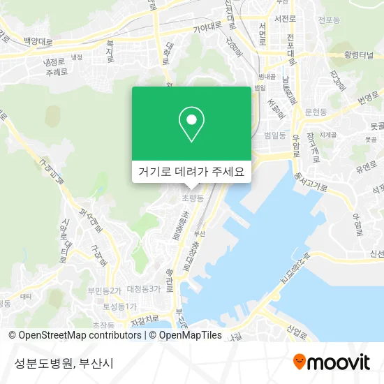 성분도병원 지도
