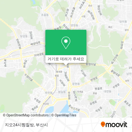 지오24시찜질방 지도