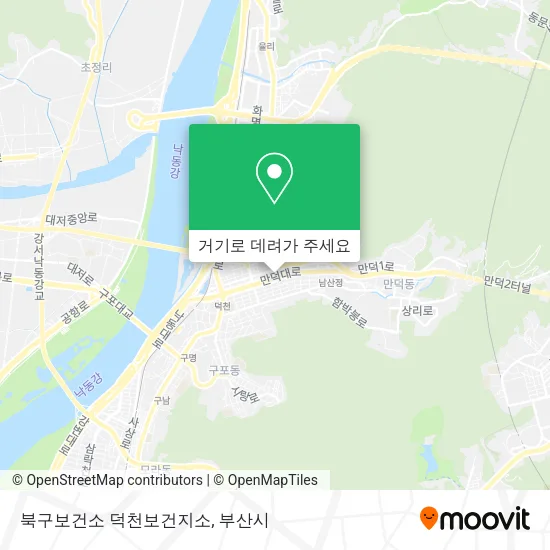 북구보건소 덕천보건지소 지도