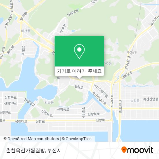 춘천옥산가찜질방 지도