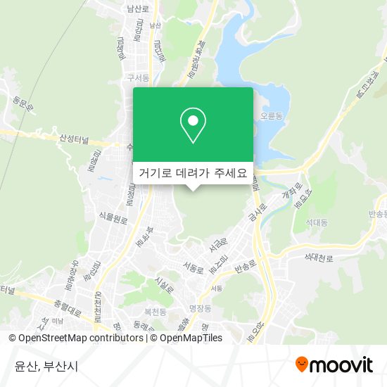 윤산 지도