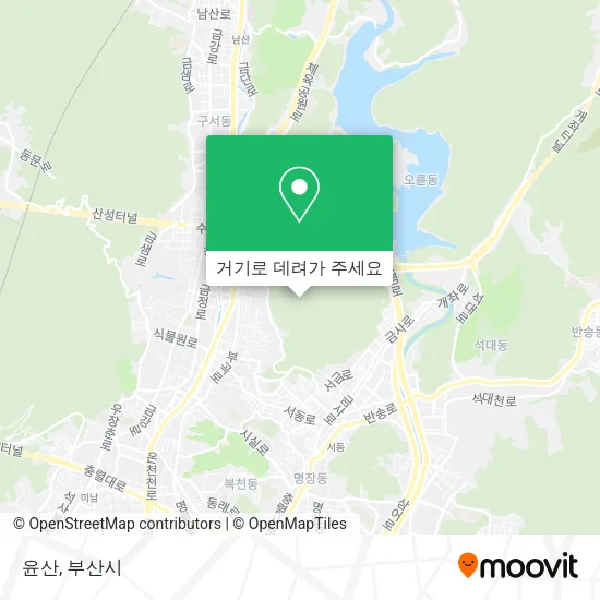 윤산 지도