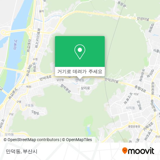 만덕동 지도