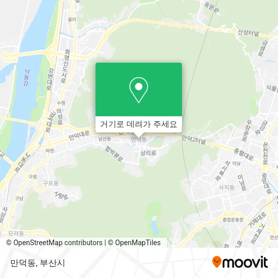 만덕동 지도