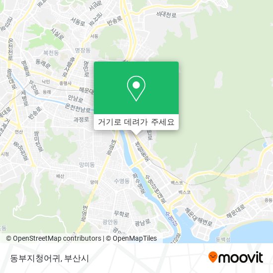 동부지청어귀 지도