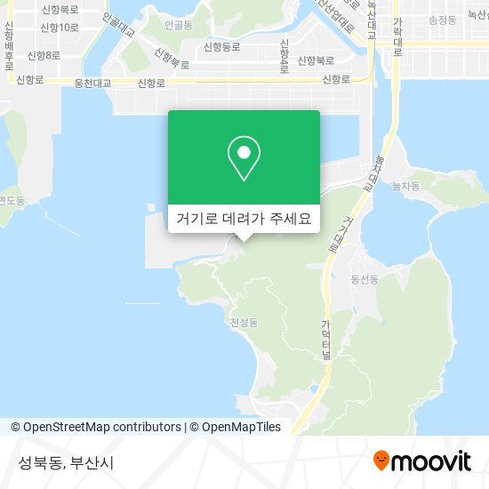 성북동 (Seongbukdong) 지도