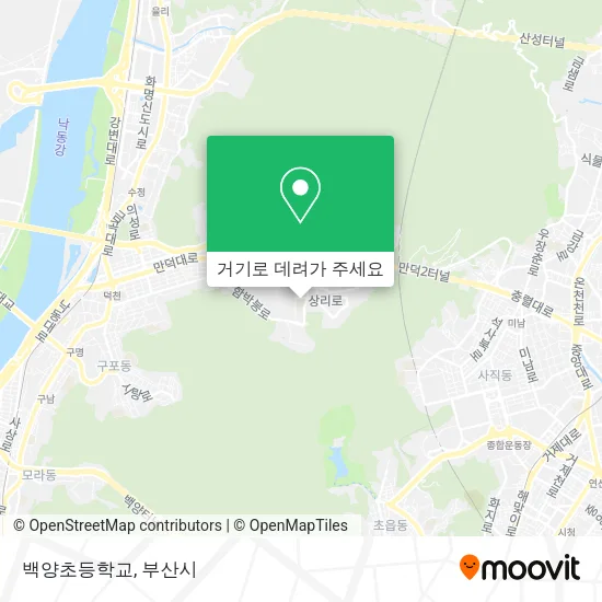 백양초등학교 지도