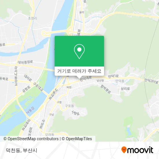 덕천동 지도
