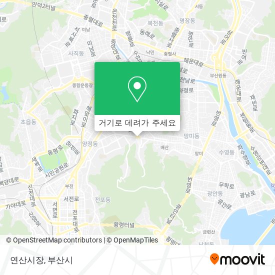 연산시장 지도