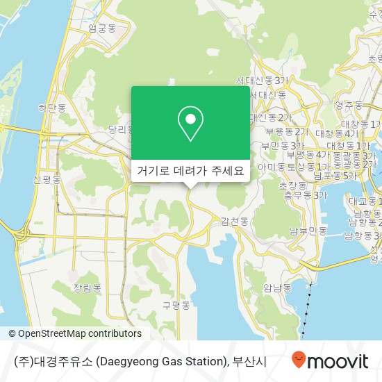 (주)대경주유소 (Daegyeong Gas Station) 지도